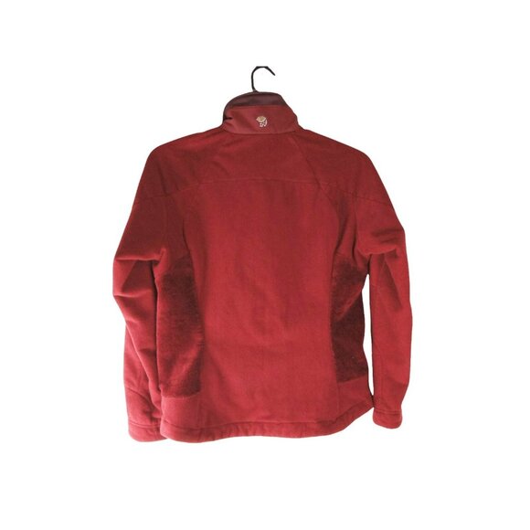 Mountain Hardwear Women's Red Soft Fleece Zip Up Jacket Size Medium - Picture 2 of 15